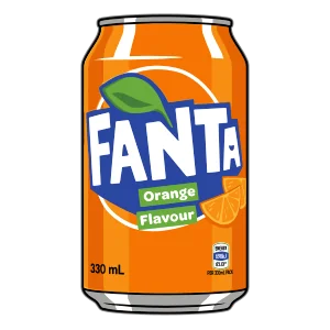 fanta 330ml can